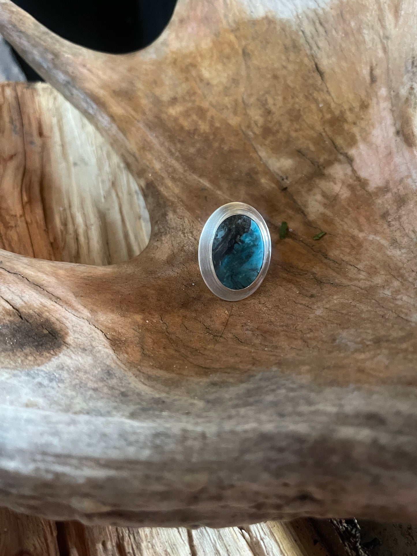 chrysocolla ring • size 6