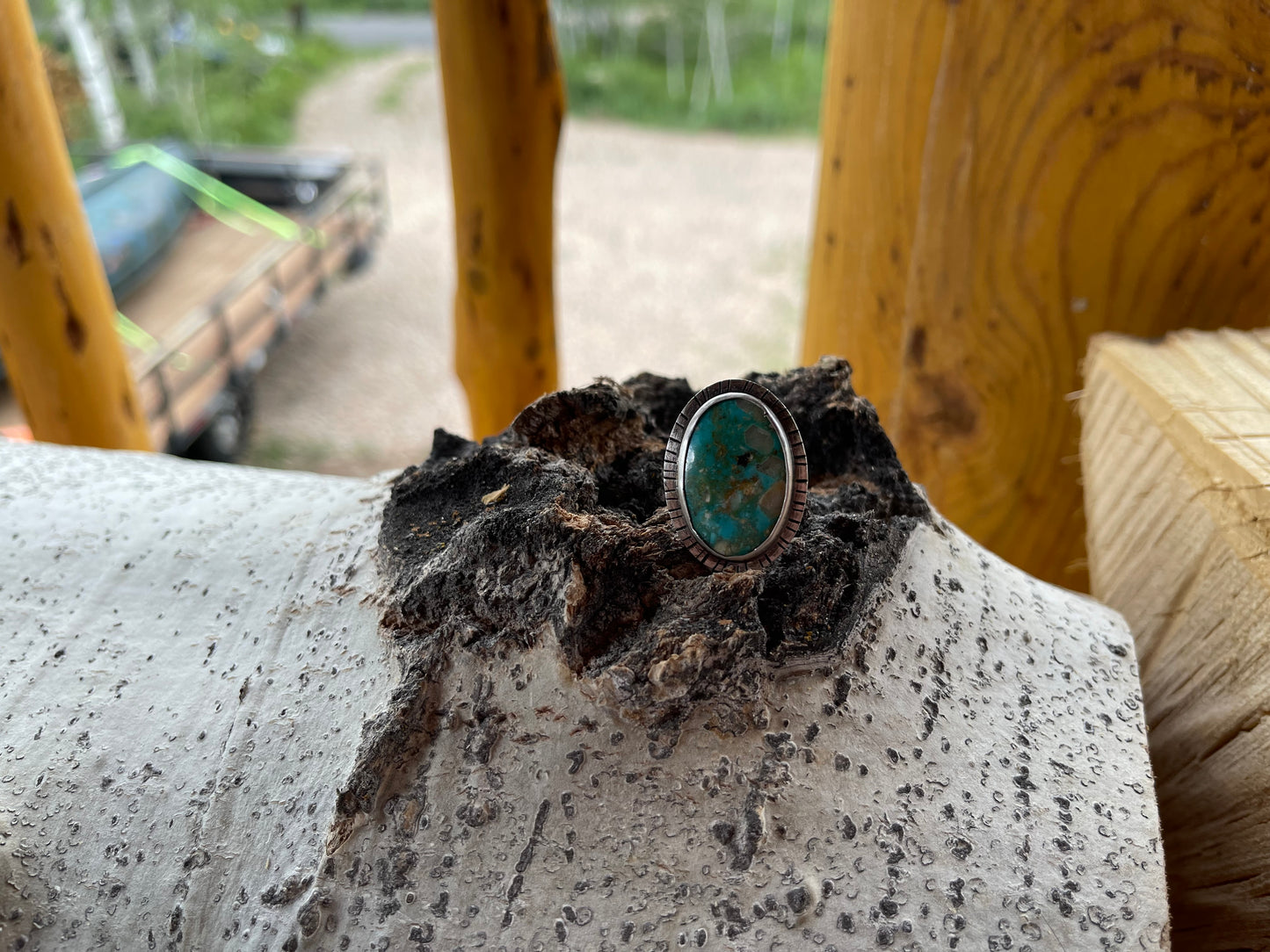 solar eclipse ring • size 8