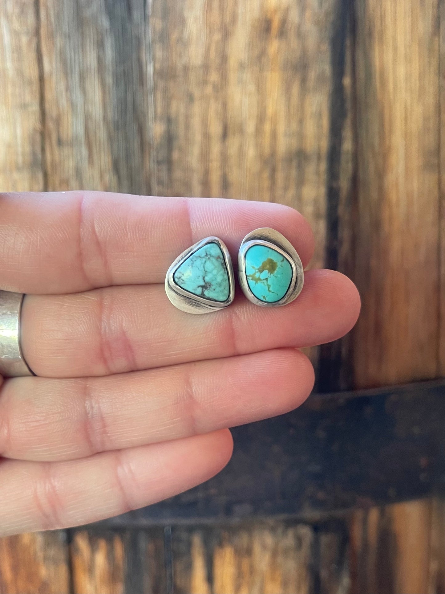 vintage turquoise studs