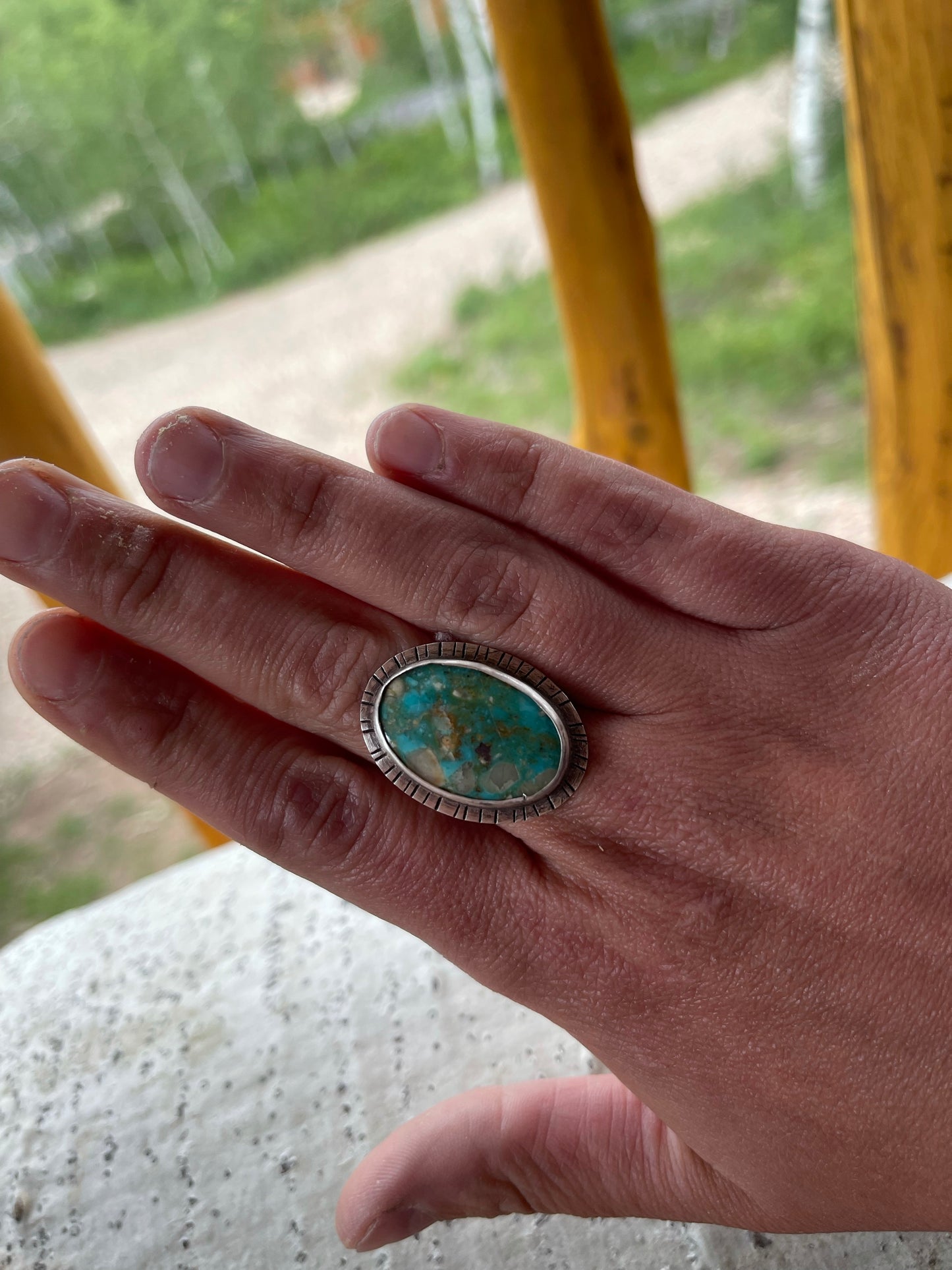 solar eclipse ring • size 8