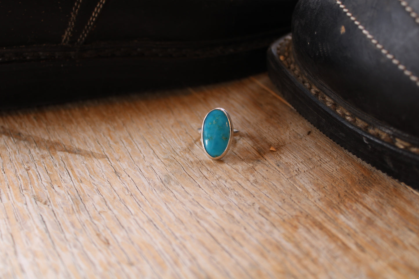 turquoise ring • size 7