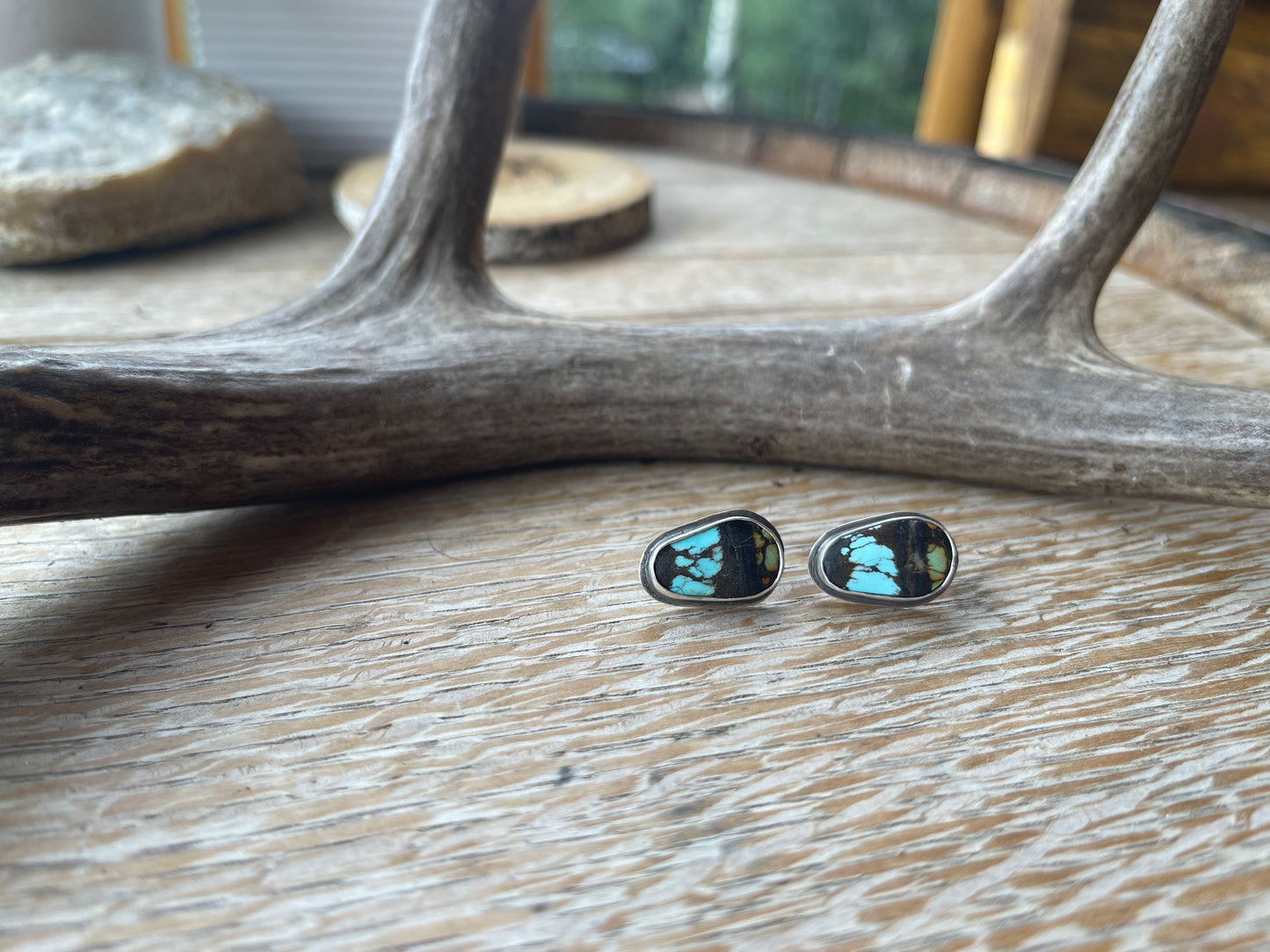 cloud mountain turquoise studs